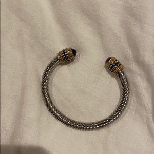 cable amethyst bracelet